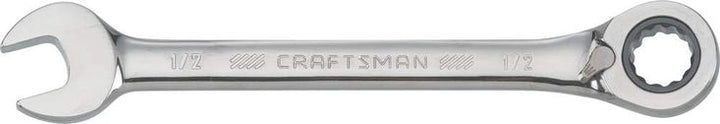 Craftsman 1/2 in. 12 Point SAE Ratcheting Wrench, 6.4 in. L