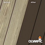 Olympic Maximum 5 gal. Coffee Solid Color Exterior Stain and Sealant in One - Super Arbor