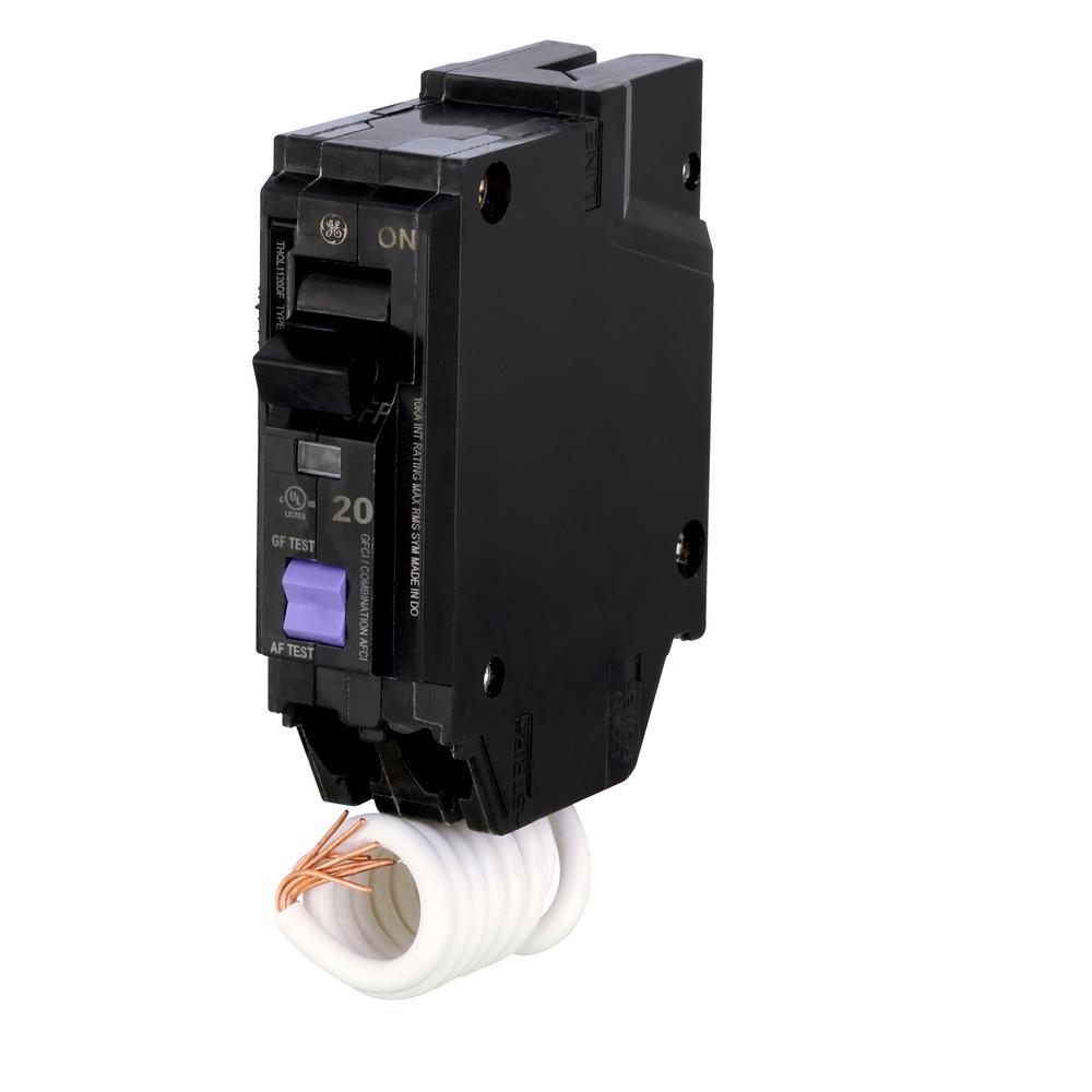 Q-Line 20 Amp Single-Pole Dual Function Arc Fault/GFCI Breaker - Super Arbor