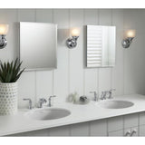 15.5 in. W x 19.5 in. H x 5 in. D Aluminum Recessed Medicine Cabinet