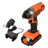 20-Volt MAX Lithium-Ion Cordless Impact Driver with Battery 1.5Ah and Charger - Super Arbor