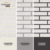 MSI Capella White Brick 2-1/3 in. x 10 in. Matte Porcelain Floor and Wall Tile (5.17 sq. ft. / case)
