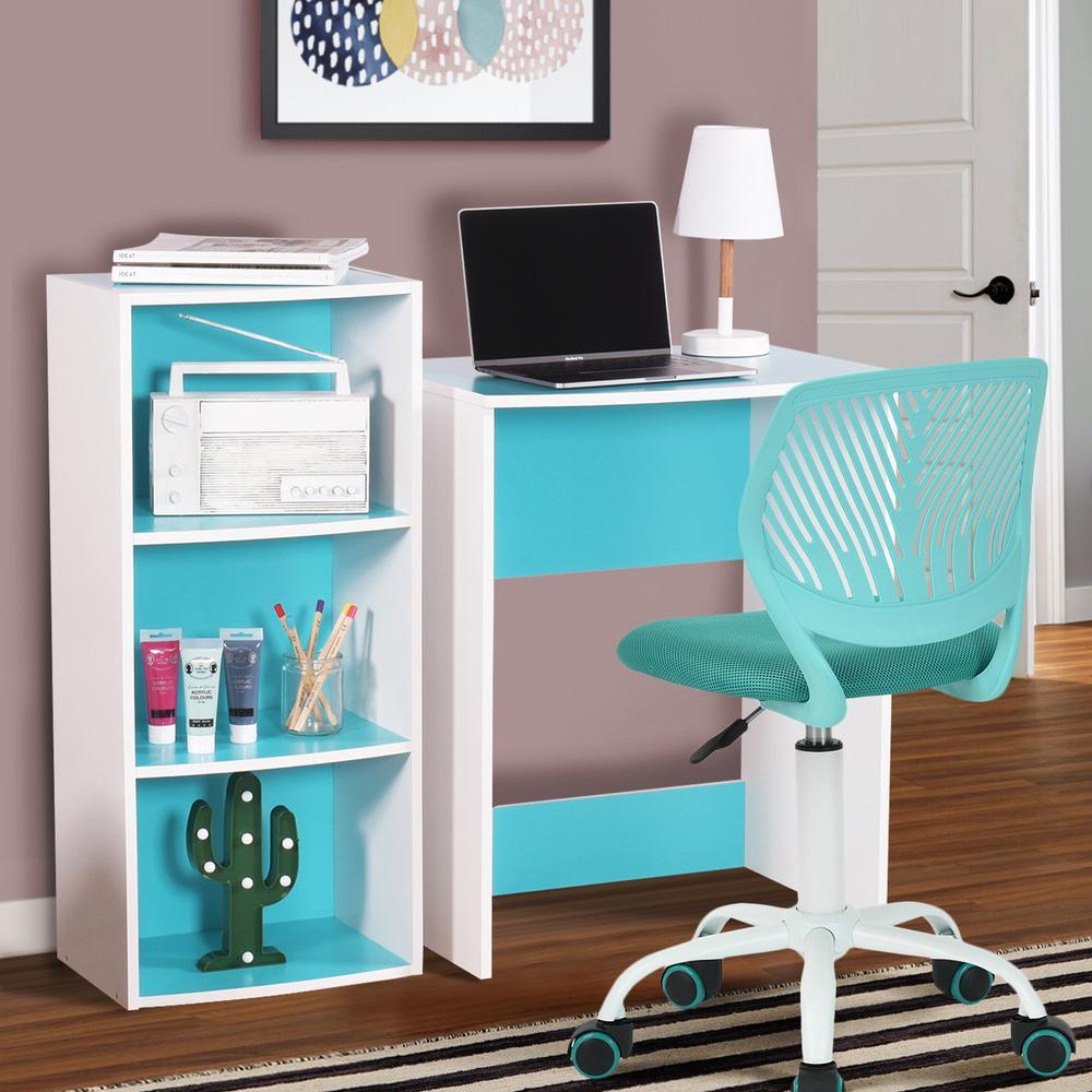 Green Porch and Den Nazaneen Cut-out Armrest Office Task Chair - Super Arbor