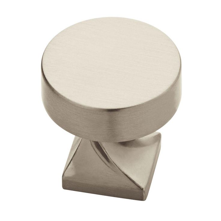 Everly 1-1/8 in. (29 mm) Satin Nickel Round Cabinet Knob