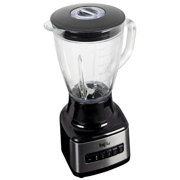 50 oz. 500-Watt 8-Speed Black Stand Blender with Glass Pitcher (1.6 Quarts/1.5 Liters)