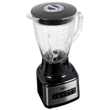 50 oz. 500-Watt 8-Speed Black Stand Blender with Glass Pitcher (1.6 Quarts/1.5 Liters)