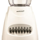 50 oz. 12-Speed White Electric Blender with Plastic Jar