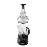 Wide Mouth 10-Cup 2-Speed Black Food Processor