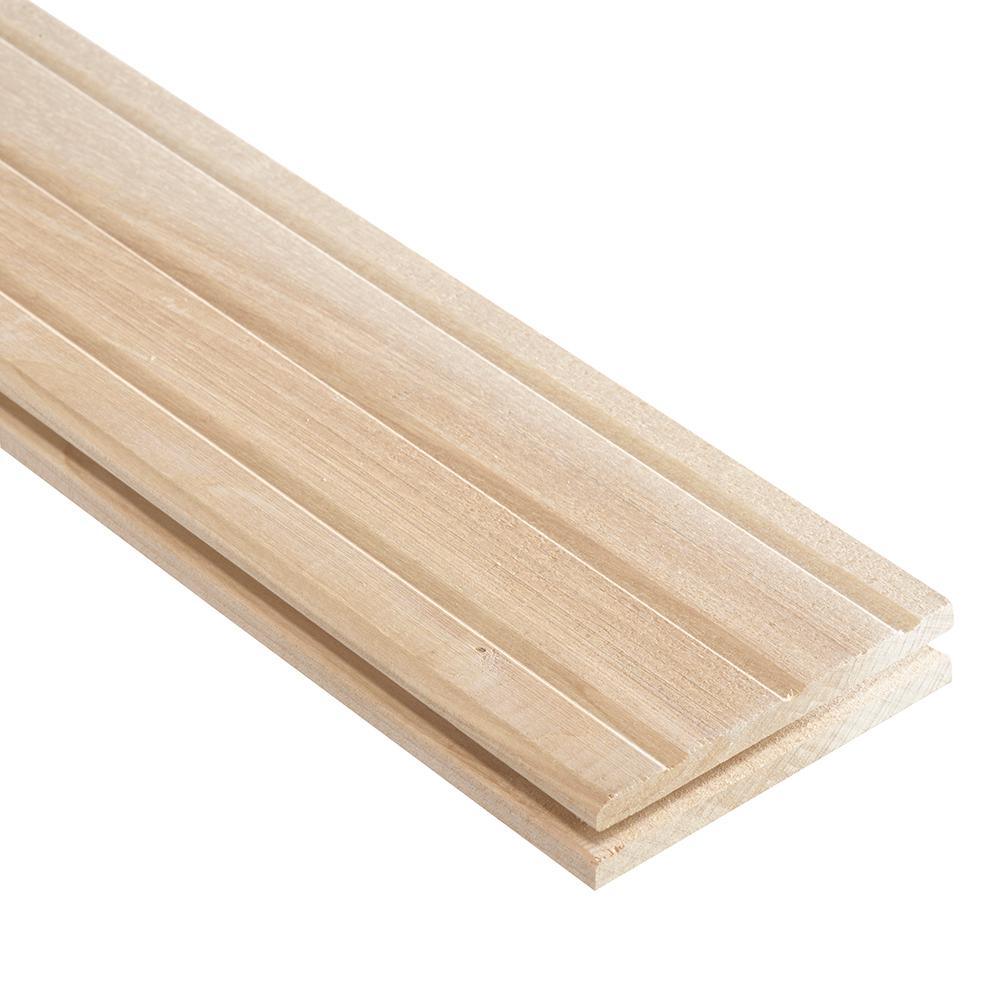 MONO SERRA Canadian Northern Birch Natural 3/4 in.Thick x 4-1/4 in. Wide x Varying Length Solid Hardwood (20 sq. ft. / case) - Super Arbor