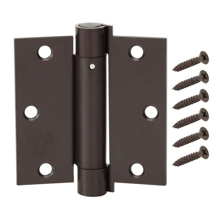 3-1/2 in. Oil-Rubbed Bronze Adjustable Spring Door Hinge