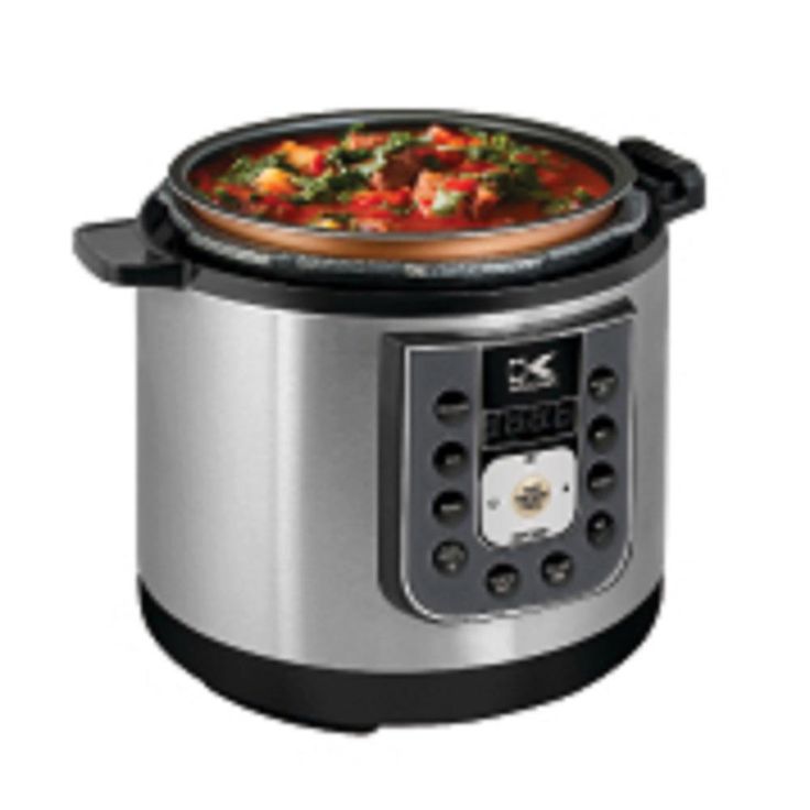 Perfect Sear 6.25 Qt. Black Stainless Steel Electric Pressure Cooker