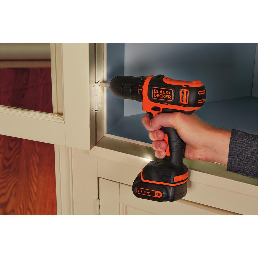 12-Volt MAX Lithium-Ion Cordless 3/8 in. Drill with Battery 1.5Ah and Charger - Super Arbor