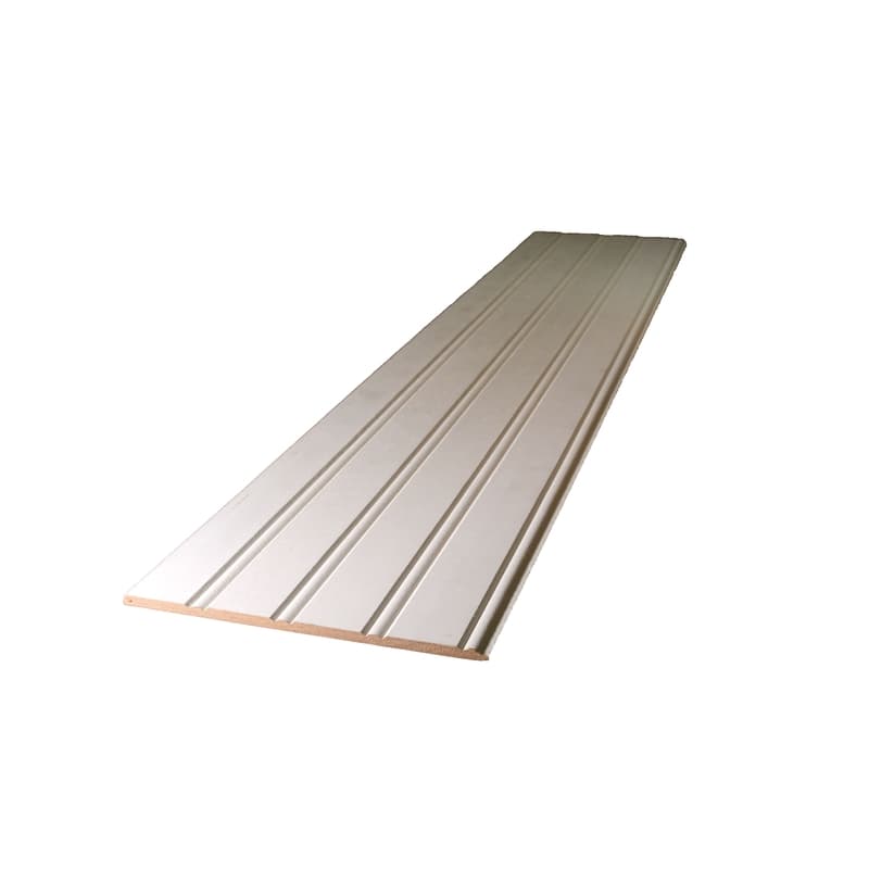 Alexandria Moulding 1/4 in. H x 32 in. L Primed White MDF Wall Panel