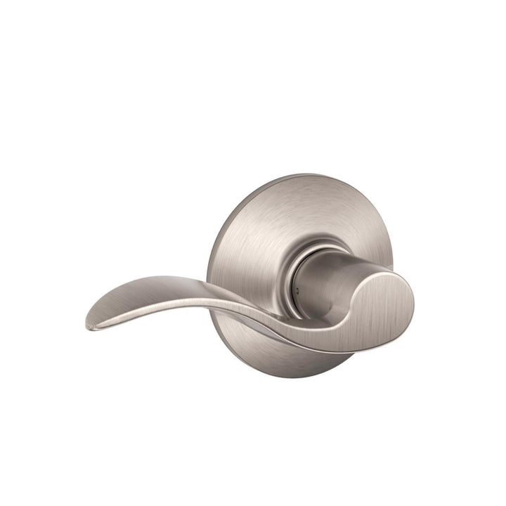 Schlage Accent Satin Nickel Passage Lockset, ANSI Grade 2, 1-3/4 in.