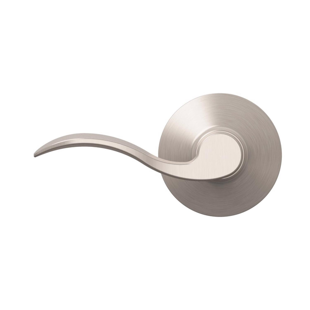 Schlage Accent Satin Nickel Passage Lockset, ANSI Grade 2, 1-3/4 in.