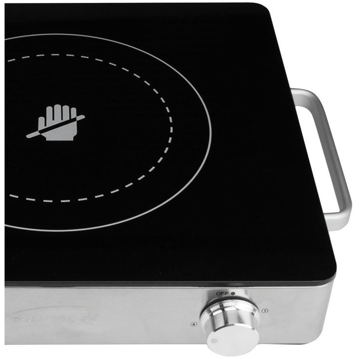 Single Burner 28 in. Black Infrared Electric Burner