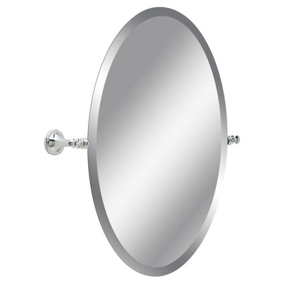 Delta Silverton 26 in. H x 22 in. W Single Wall Mirror in Chrome - Super Arbor