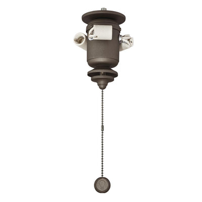 3-Light Matte Greige Ceiling Fan Bowl Fitter LED Light Kit - Super Arbor