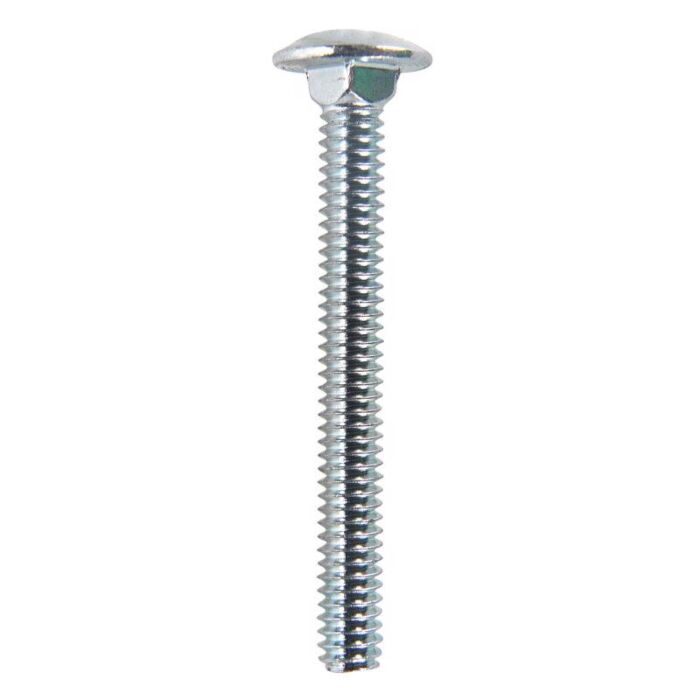 Hillman 1/4 in. x 2-1/4 in. Zinc Steel Carriage Bolt, 100-Pack