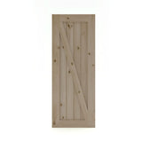 42 in. x 96 in. Z-Shape Knotty Pine Interior Barn Door Slab - Super Arbor