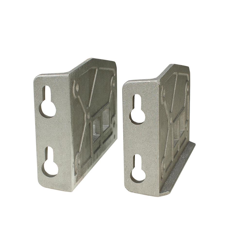 Cast Aluminum Bed Hardware Kit for Standard Wood Bed Frame (1-Pack) - Super Arbor