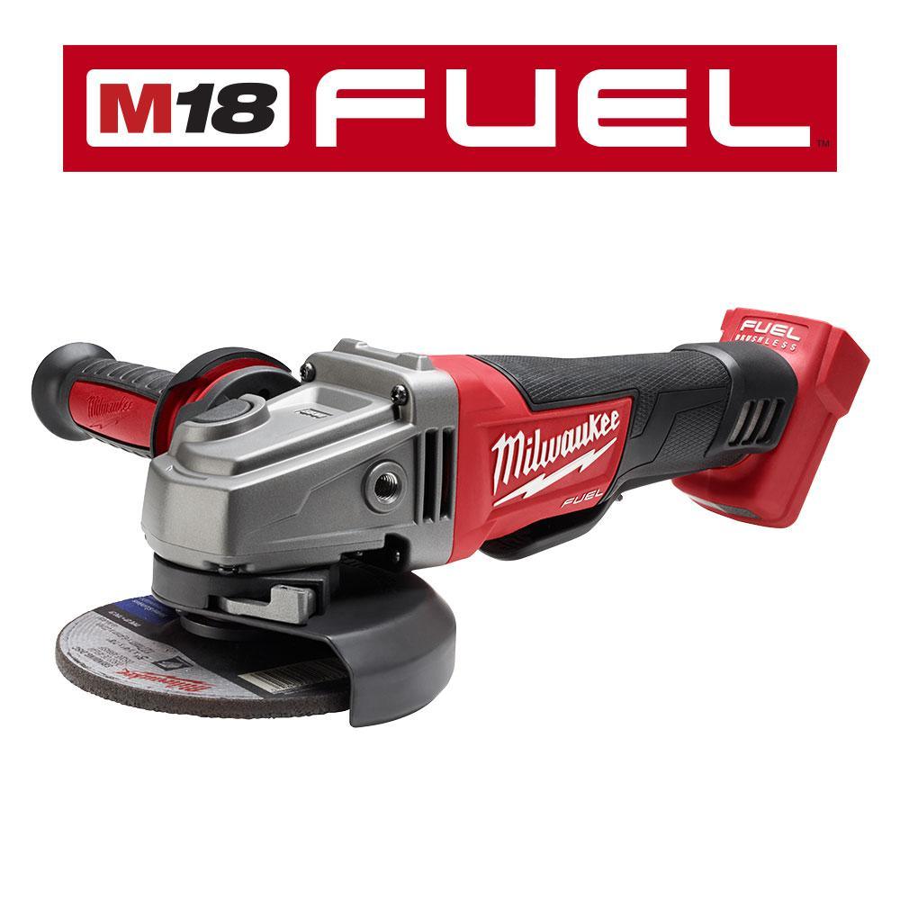 M18 18-Volt Lithium-Ion Brushless Cordless Hammer Drill/Impact/Grinder Combo Kit (3-Tool) with 4-Batteries - Super Arbor