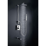 Byne 1-Handle 1-Spray Tub and Shower Faucet with Sprayer Wand in Polished Chrome (Valve Included) - Super Arbor