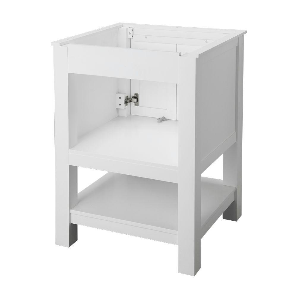 Gazette 24 in. W x 21-3/4 in. D Bath Vanity Cabinet Only in White - Super Arbor