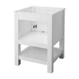 Gazette 24 in. W x 21-3/4 in. D Bath Vanity Cabinet Only in White - Super Arbor