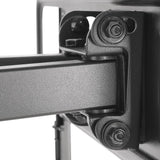 Full Motion Dual Arm TV Wall Mount for 37 in. - 70 in. Flat Panel TV's with 25 Degree Tilt, 77 lb. Load Capacity - Super Arbor