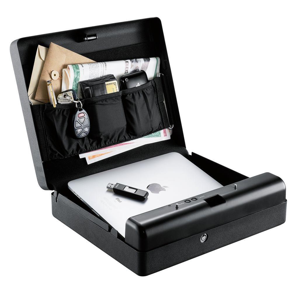 MicroVault Extra-Large Biometric Personal Security Handgun Safe with Fingerprint Reader - Super Arbor