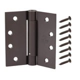 4 in. Oil-Rubbed Bronze Adjustable Spring Door Hinge