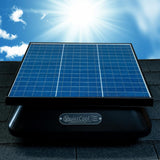 40-Watt Hybrid Solar/Electric Powered Roof Mount Attic Fan with Included Inverter - Super Arbor
