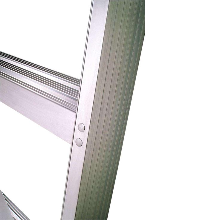 Werner 8 ft. H Aluminum Step Ladder Type IA 300 lb. capacity