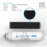 Replacement Water Filter Chemical Pod Filter Cartridge for Drinkpod and Water Purification Appliances