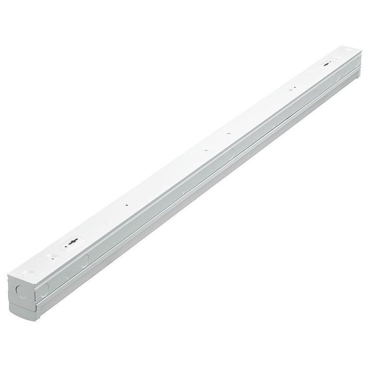 4 ft. 220-Watt Equivalent Integrated LED White Commercial Strip Light Fixture 4000K High Output 5500 Lumens