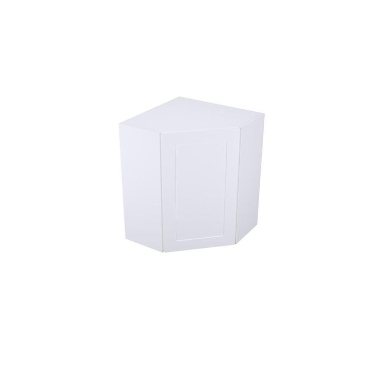 Threespine Ready to Assemble 36 in. x 12 in. x 30 in. Wall Stock Corner Kitchen Cabinet in Shaker White Wood