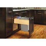 Rev-A-Shelf 35-Quart Plastic Soft Close Pull Out Trash Can