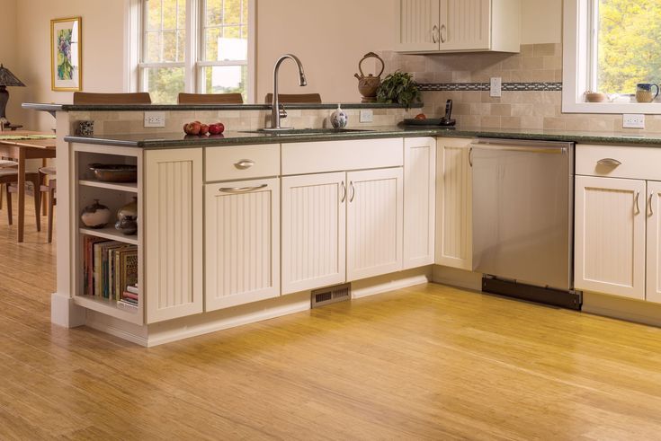 CALI Fossilized Natural Bamboo 5-5/16-in W x 9/16-in T x 72-in Smooth/Traditional Engineered Hardwood Flooring (21.5-sq ft / Carton)