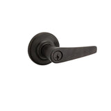 Delta Satin Chrome Entry Door Lever Featuring SmartKey Security - Super Arbor