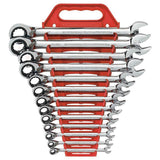SAE Reversible Combination Ratcheting Wrench Set (13-Piece) - Super Arbor