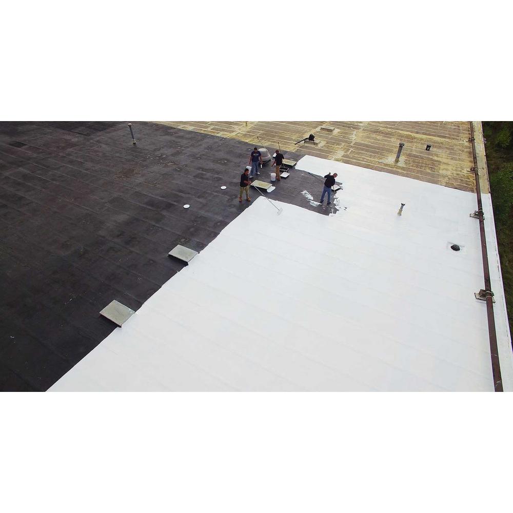 TekTop 5 Gal. Tan 100% Silicone High Solids Roof Coating - Super Arbor