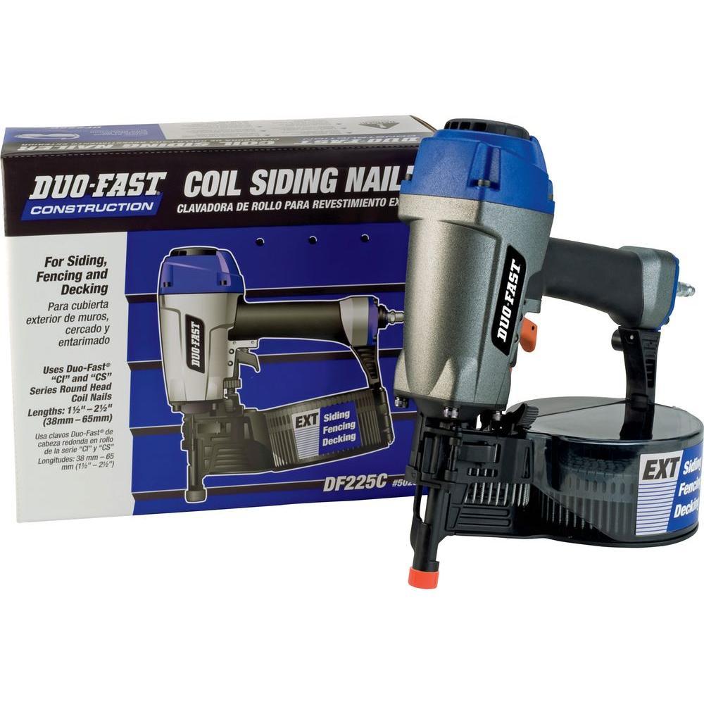 DF225C Pneumatic 0 Degree Coil Siding Nailer - Super Arbor