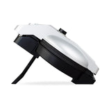 Easy Pour Single Waffle Black Belgian Waffle Maker