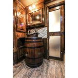 Premier Copper Products Bath Tub Hammered Copper Vessel Sink in Oil Rubbed Bronze