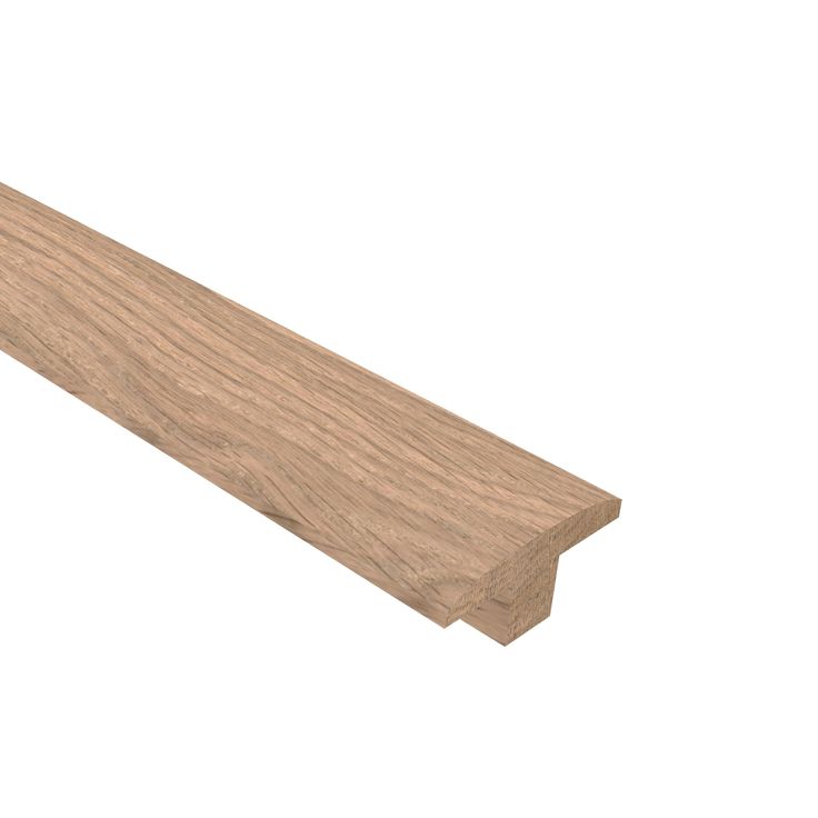 CALI Barrel Beach Town Blanc 0.67-in T x 1.97-in W x 74.8-in L Wood T-moulding