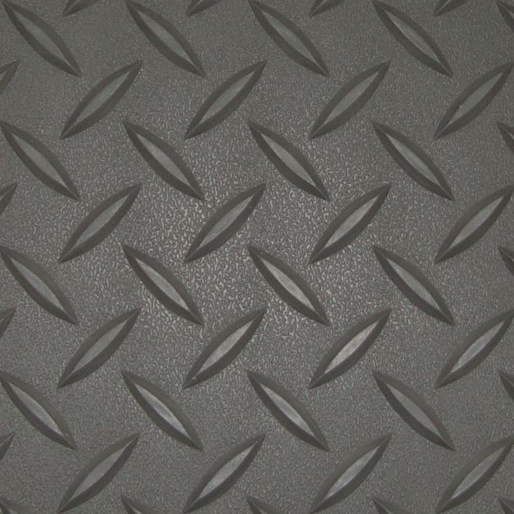 Diamond Deck 5 ft. x 35 ft. Charcoal Textured PVC Rollout Flooring