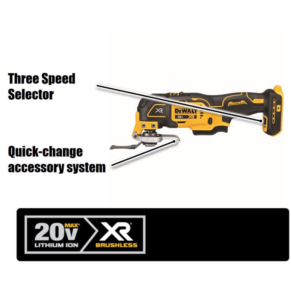 20-Volt MAX Lithium-Ion Cordless Brushless Oscillating Tool Kit with 20V Brushless 5 in. Random Orbit Sander(Tool-Only) - Super Arbor