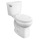 American Standard Mainstream White WaterSense Round Chair Height 2-Piece Toilet, 12-in Rough-In
