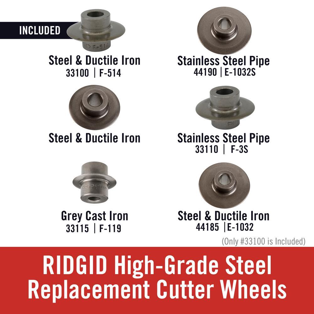 1/8 in. to 2 in. Model 202 Wide-Roll Pipe Cutter - Super Arbor